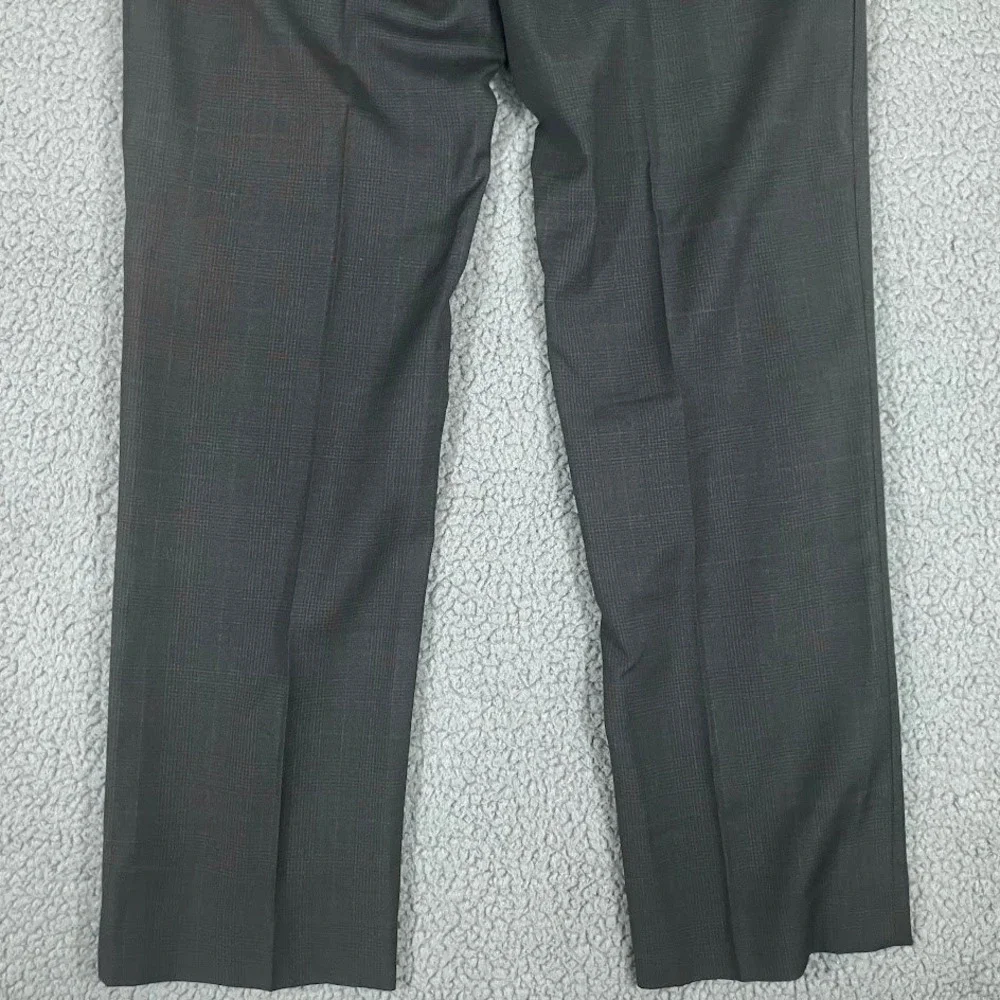 Banana Republic Classic Fit Mens 32x34 Charcoal Grey 100% Wool Dress Pants
